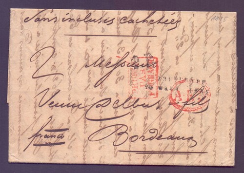 Vorphila brief 1835 - 1835, st