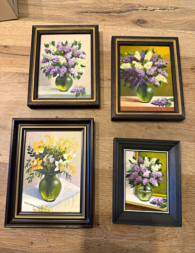 Original ölgemälde blumen - Ölgemälde,