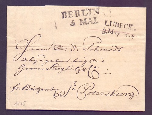Vorphila auslandsbrief 1825 - vorphila,