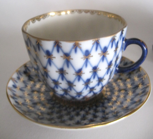Lomonosov kobaltnetz tasse mit - tasse,