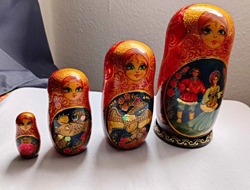 Edle matryoshka teilig - matryoshka, 7-teilig